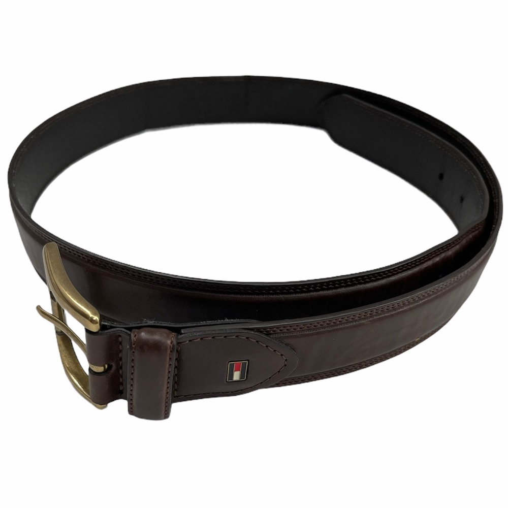 Tommy Hilfiger Genuine Leather Belt Brown